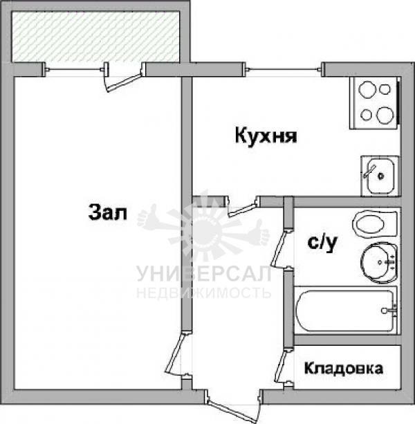 Продажа квартиры, 1-к, 2/10 эт., 1 850 000 руб., Лелюшенко, Темерник